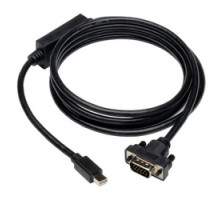 TRIPP LITE P586-006-VGA-V2         Mini DisplayPort 1.2 to VGA Active Adapter Cable, Mini DP to HD15 M/M , 1920x1200/1080p, 6 ft.