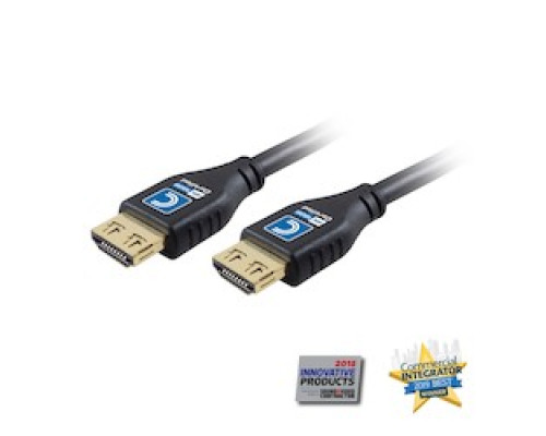 COMPREHENSIVE CONNECTIVITY  MHD18G-41/2PROBLK                 MICROFLEX PRO AV/IT CERTIFIED 4K60 18G HIGH SPD HDMI CBL W/ PROGRIP JET BLK 4.5F