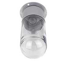 THOMAS & BETTS  BL-100   Universal Economy Fixture and Glass Globe, 8-11/64 Inches Long, 3-27/64 Inches Wide, Gray Finish, 75 Watt Maximum, For Indoor Use