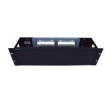 TOA ELECTRONICS INC  E-7000TB                 Terminal Board, Rack Mount, Clip Terminal, 80-Line Capacity, 482 MM Width x 108.8 MM Depth x 132.6 MM Height, Surface Treated Steel Plate, Black, For N-8000 Packet Intercom System