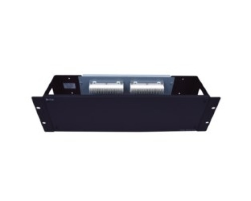 TOA ELECTRONICS INC  E-7000TB                 Terminal Board, Rack Mount, Clip Terminal, 80-Line Capacity, 482 MM Width x 108.8 MM Depth x 132.6 MM Height, Surface Treated Steel Plate, Black, For N-8000 Packet Intercom System