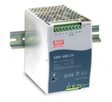 ALLIED ELECTRONICS CORP  SDR-480-48   480 Watt Series / 48 VDC / 10.0 Amps Industrial Slim High-Efficiency Single Output DIN Rail Power Supply