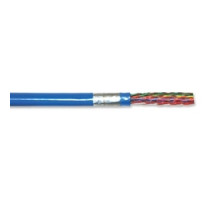SUPERIOR ESSEX  55-789-19   Copper Cable, 25 Pair, 24 AWG, Category 5e Shielded, Tin Copper, Riser Rated, Flame Retardant PVC Grey Jacket, 5000 FT. Reel
