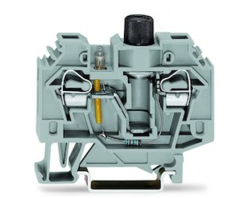 WAGO CORPORATION  282-128/281-417   2 COND FUSE TERMINATION 120VAC INDICATION1/4X1-1/5