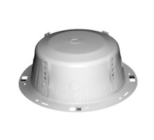 QUAM-NICHOLS COMPANY  ERD8U                 Back Box Enclosure, Round, 275 CID, 2x Snap-In, Tie-off Straps, White Powder Coat Finish