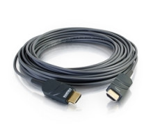C2G  CG41372  CG41372                 HDMI Active Optical Cable, High Speed, Plenum, Male to Male, 4K at 30 Hertz Resolution, 6 Volt, 0.8 Watt, CMP Rated, 75’ Length, Gray
