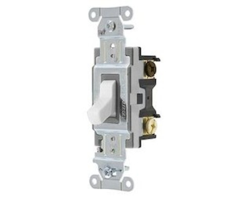 HUBBELL-KELLEMS DIV  CSB315W   SWITCH, SPEC, 3W, 15A 120/277VB+S, WH