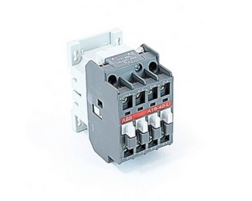 ABB  A16-40L-00-42   4 pole, 30 amp, electrically held open lighting contactor with 277V AC coil and no auxiliary contacts