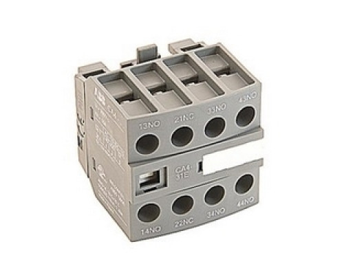 ABB  CA4-31E   Front mounted instantaneous auxiliary contact block with 3 NO and 1 NC contacts