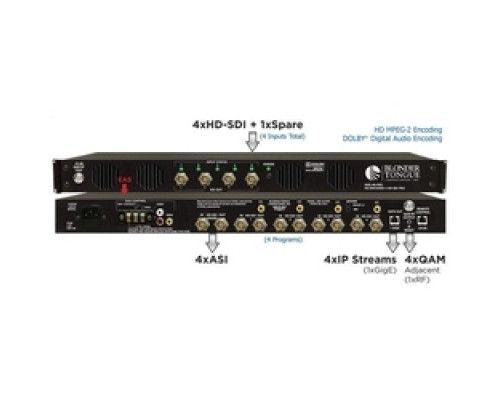 BLONDER TONGUE  HDE-4S-PRO                 Professional MPEG-2 Encoder Series