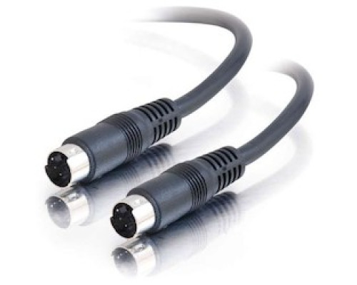 C2G  CG40915  CG40915                 S-Video Cable, Male to Male, 6’ Length, PVC Black Jacket