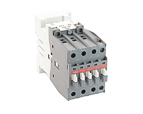 ABB  AL40-30-01-81   IEC Contactor A Series 3-P N/C, 24 V DC, 42A AC1 / 60A