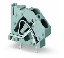 WAGO CORPORATION  745-831   MODULAR PCB TERMINAL BLOCK GRAY 2 SOLDER PINS/1 POLE PIN SPC 7.5MM/.295IN