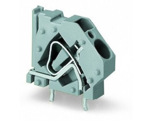 WAGO CORPORATION  745-831   MODULAR PCB TERMINAL BLOCK GRAY 2 SOLDER PINS/1 POLE PIN SPC 7.5MM/.295IN