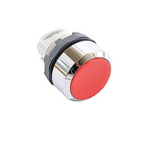 ABB  MP1-30R   22mm Modular - Pushbuttons MOM, Flush, Chrome Bezel Red