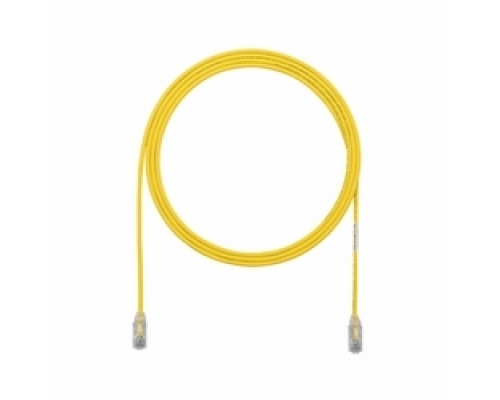 PANDUIT  UTP28SP12MYL   Cat6 UTP 28AWG CM/LSZH Cable Assembly, Yellow, 12m