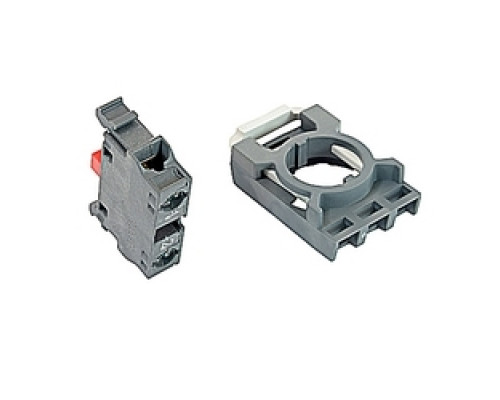 ABB  MCBH-03   Contact Blocks With Holder Front Mount, Non Illuminated 3 NC