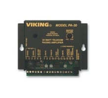 VIKING ELECTRONICS PA-30         30 Watt Telecom Paging Amp and Loud Ringing with Background Music to Any Phone System, Powers up to 30 8 ohm Speakers