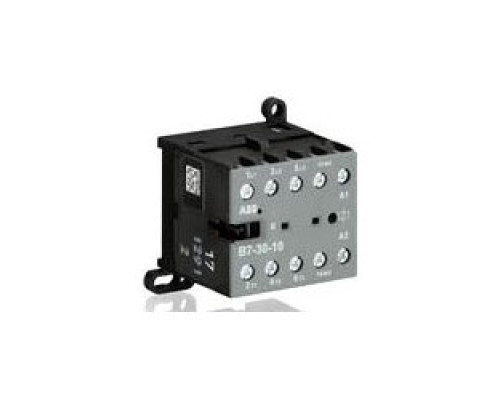 ABB  B7-30-10-80   Mini Contactor, Low Voltage, 4-Pole, 3NO, 200 to 240 Volt at 40/450 Hertz, 6 Kilovolt, 52.5 MM Length x 57.5 MM Width x 46.5 MM Height