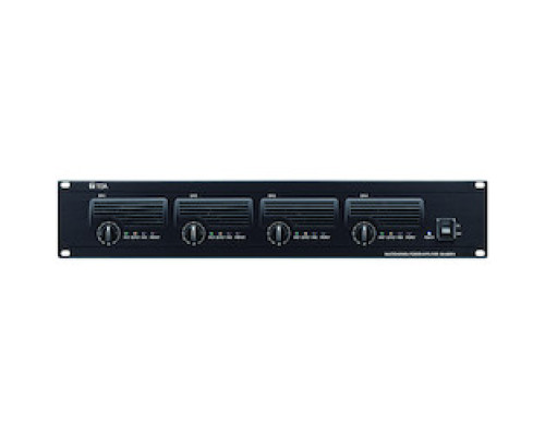 TOA ELECTRONICS INC  DA-500F-HLCU                 Digital Power Amplifier, 4-Channel, 120 Volt AC 50/60 Hertz Input, 2600 Watt Output, 20 to 20000 Hertz, 18.98