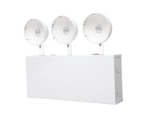 COOPER LIGHTING LLC  SELM80SD   LED EMERGENCY, THREE HEAD, NICAD, SELF DIAG., WHITE