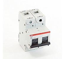 ABB  S802S-B40   2 pole, 40 amps rated at 690 V AC, IEC series high performance circuit breaker with thermal-magnetic trip device, B trip curve, and 50kA interrupt current rating