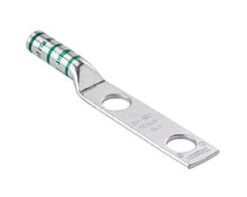 PANDUIT  LCC6-14D-L                 CuLugLB 2Hole #6AWG 1/4 1PKG50