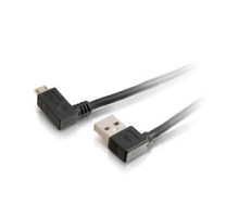C2G  CG28115  28115                 3m USB 2.0 Right AngleD A To Micro B M/M