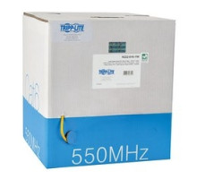 TRIPP LITE  N222-01K-YW   Cat6 Gigabit Bulk Solid-Core PVC Cable, Yellow, 1000 ft., TAA