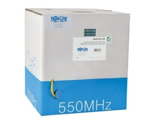TRIPP LITE  N222-01K-YW   Cat6 Gigabit Bulk Solid-Core PVC Cable, Yellow, 1000 ft., TAA