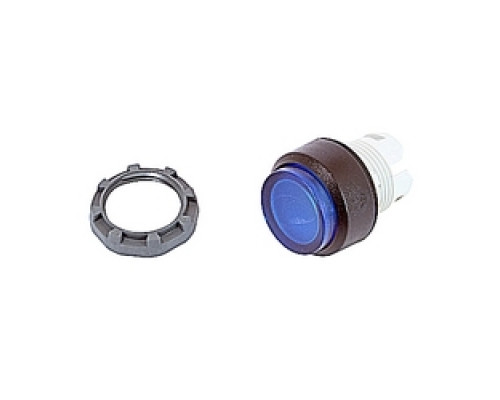 ABB  MP3-11L   22mm Modular - Illum Pushbutton MOM, Extended, Illuminated Blue