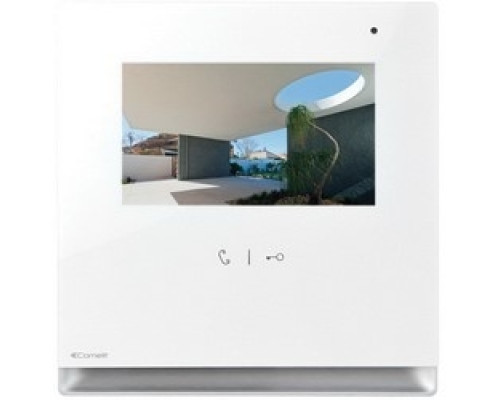 COMELIT  6602W                 ICONA Series Hands Free Color Monitor, 4.3 Inch, 16:9, 480 x 272 Pixel, LCD, 5.61 mm H x 5.79 mm W x 0.91 mm D