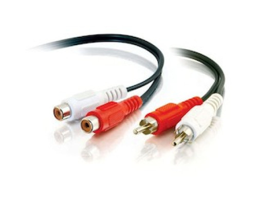 C2G  CG40468  CG40468                 Audio Extension Cable, RCA Stereo Audio Male to RCA Stereo Audio Female, 6’ Length, Black