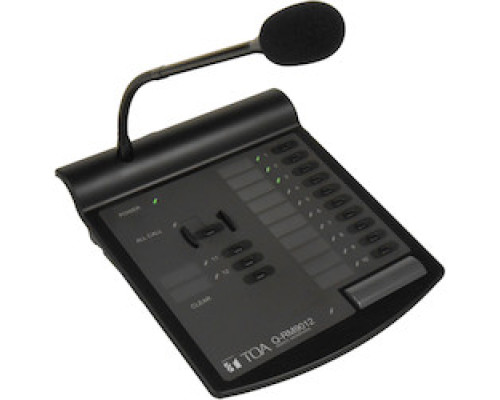 TOA ELECTRONICS INC ZM-9003 QU         9000/9000M2 Remote Switch Panel, 4 Interlock-type Switches, 2 Momentary-type Switches, The Figure Of 4 Push Buttons On Left Has Been Slightly Changed From 