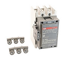 ABB  A185-30-11-85   3 pole, 275 amp, non-reversing across the line contactor with 400-415V AC coil and 1 NO and 1 NC auxiliary contacts