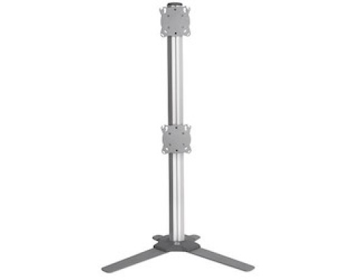 CHIEF MANUFACTURING K3F120S         ADJ Array Dual 1X2 Table Stand SLV