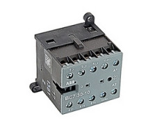 ABB  BC7-30-10-07   3 pole, plus 1 NO auxiliary contact, 16 amp, non-reversing miniature contactor, 12V DC coil and screw terminals
