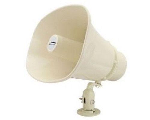 SPECO TECHNOLOGIES  SPC15RT                 Horn Speaker, Weather-Resistant, 105 dB Sensitivity, 25/70 Volt, 450 to 15000 Hertz, 30 Watt, 8.8