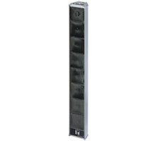TOA ELECTRONICS INC  HA-1010-AMQ                 Slim Array Speaker, Long Range, 70 Volt, 25/50 Watt, 100 Ohm, 350 Hertz to 7 Kilohertz, 131 dB, 167 MM Width x 140.5 MM Depth x 1233 MM Height, Aluminum Gray Case