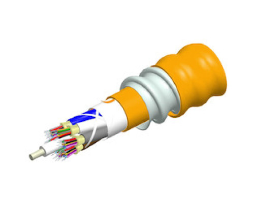COMMSCOPE ENTERPRISE SOLUTIONS  760127852  P-024-DZ-6F-FSUOR   Fiber Plenum Distribution, Interlocking Aluminum Armor, 24 Fiber Single-Unit, Optispeed OM1 Multimode
