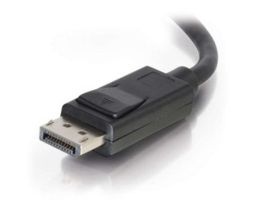 C2G  CG54401  CG54401                 C2G 6ft DisplayPort Cable with Latches, 4K 60Hz, DisplayPort Male to DisplayPort Male, 30V