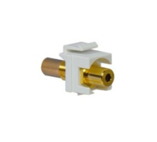 ON-Q/LEGRAND  WP1215WH  WP1215-WH                 Keystone Insert, 3.5 MM Stereo Coupler, 0.7