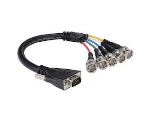 LIBERTY AV  E-VGAM-5BNCM-15                 Liberty Brand Molded Pre-made Cable Assemblies