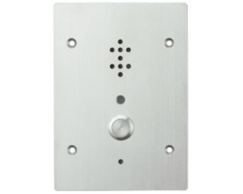 TOA ELECTRONICS INC  N-8050DS                 Door Station, Hands-Free Conversation, Twisted Pair Cable, 48 Volt DC, 2.4 Watt, 300 to 7000 Hertz, 1500 Meter Transmission Range, Stainless Steel Panel