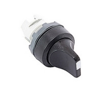 ABB  M3SSV1-10B   Modular, 3 position, maintained, non-illuminated selector switch with black short handle