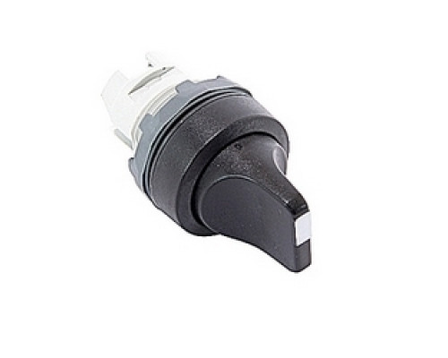 ABB  M3SSV1-10B   Modular, 3 position, maintained, non-illuminated selector switch with black short handle