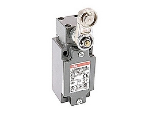 ABB  LS45M42B11   40 mm metal limit switch with 22 mm diameter stainless steel roller lever actuator