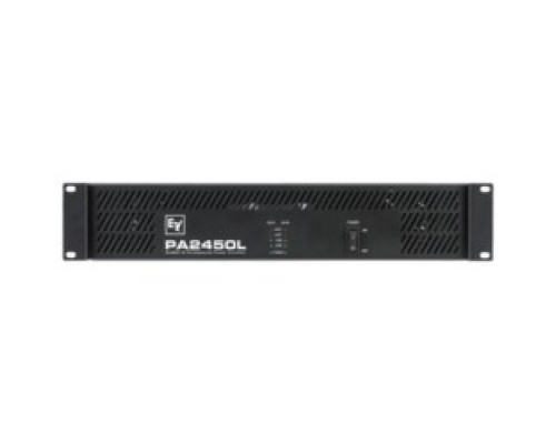 ELECTRO-VOICE  PA 2450L 120V                 Power Amplifier, 2-Channel, 120 Volt, 450 Watt, 104 dB Signal-To-Noise Ratio, 10 Hertz to 40 Kilohertz, 19.02