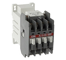 ABB  AL123010RT-81   25 amp DC controlled 3 pole ring tongue contactor with a 24V DC coil and 1 NO auxiliary contact