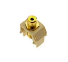 ON-Q/LEGRAND  WP3465LA                 Keystone Insert, Audio/Video, RCA to F Connector, 0.87